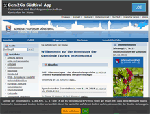 Tablet Screenshot of gemeinde.taufers.bz.it